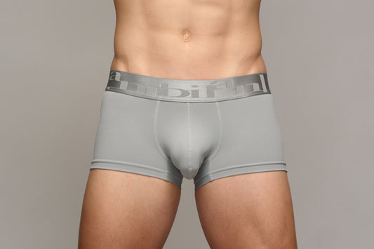 ボクサーパンツ basic NYLON-2025 3点セット ライトグレー、ブラック、オレンジ